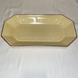 Vintage PFALTZGRAFF A Joyous Heart Makes The Loaves Taste Better" Plate.
